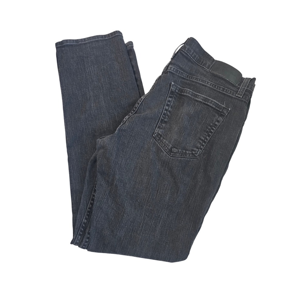 Michael Kors Grant Classic Fit Mens Black Denim Jeans Size 34x32 Dark Wash EUC